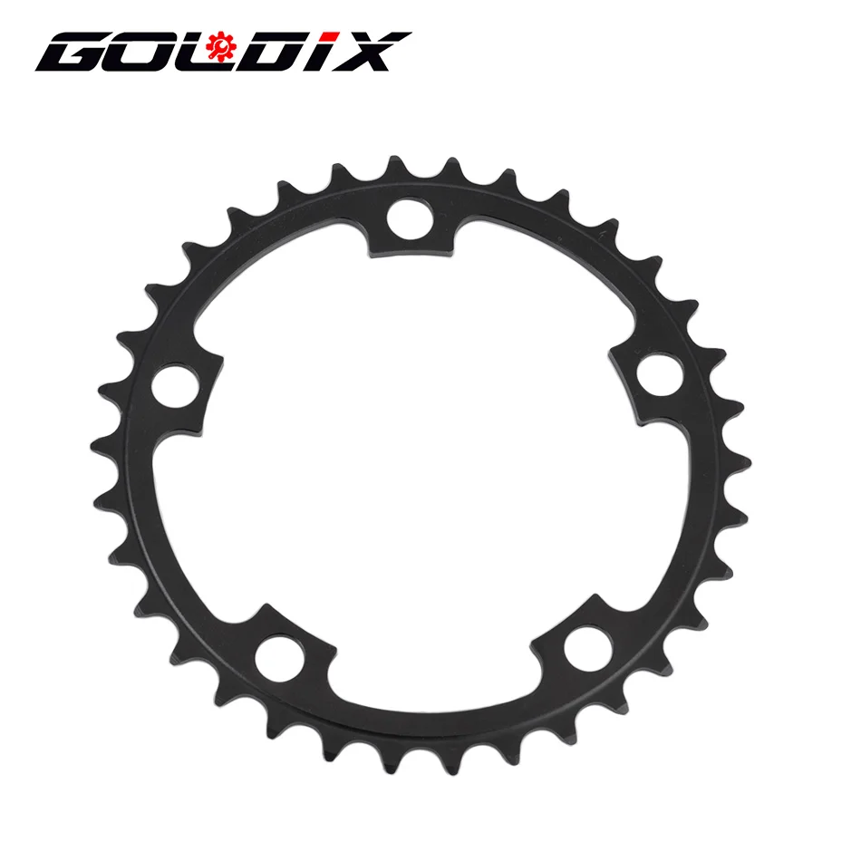 GOLDIX 50 34t chainring 110bcd 5 bolt For Sram FSA 9 10 11 speed 700C Road bike chainring 110 bcd double chainring crankset