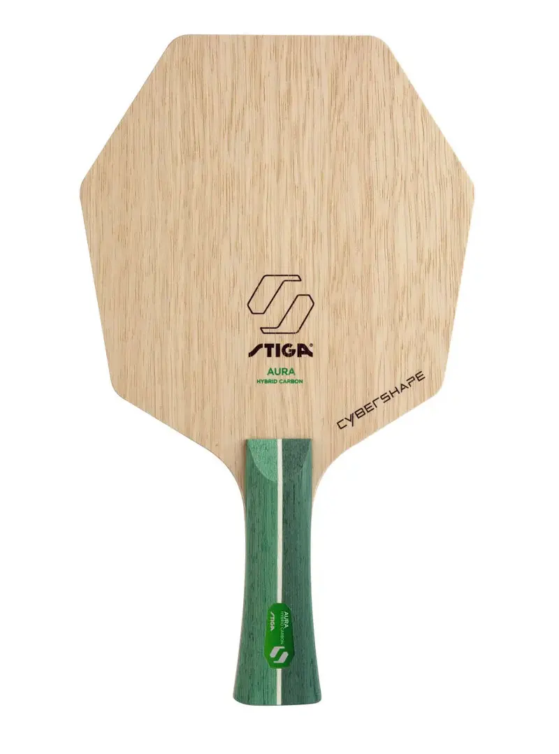 STIGA AURA Hybrid Carbon Table Tennis Blade - CCF Technology Pro Ping Pong Racket Base Plate for Speed & Control