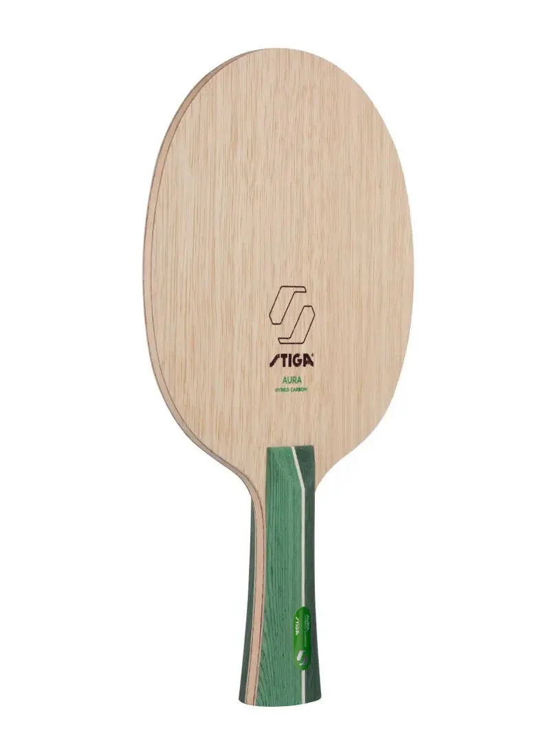 STIGA AURA Hybrid Carbon Table Tennis Blade - CCF Technology Pro Ping Pong Racket Base Plate for Speed & Control