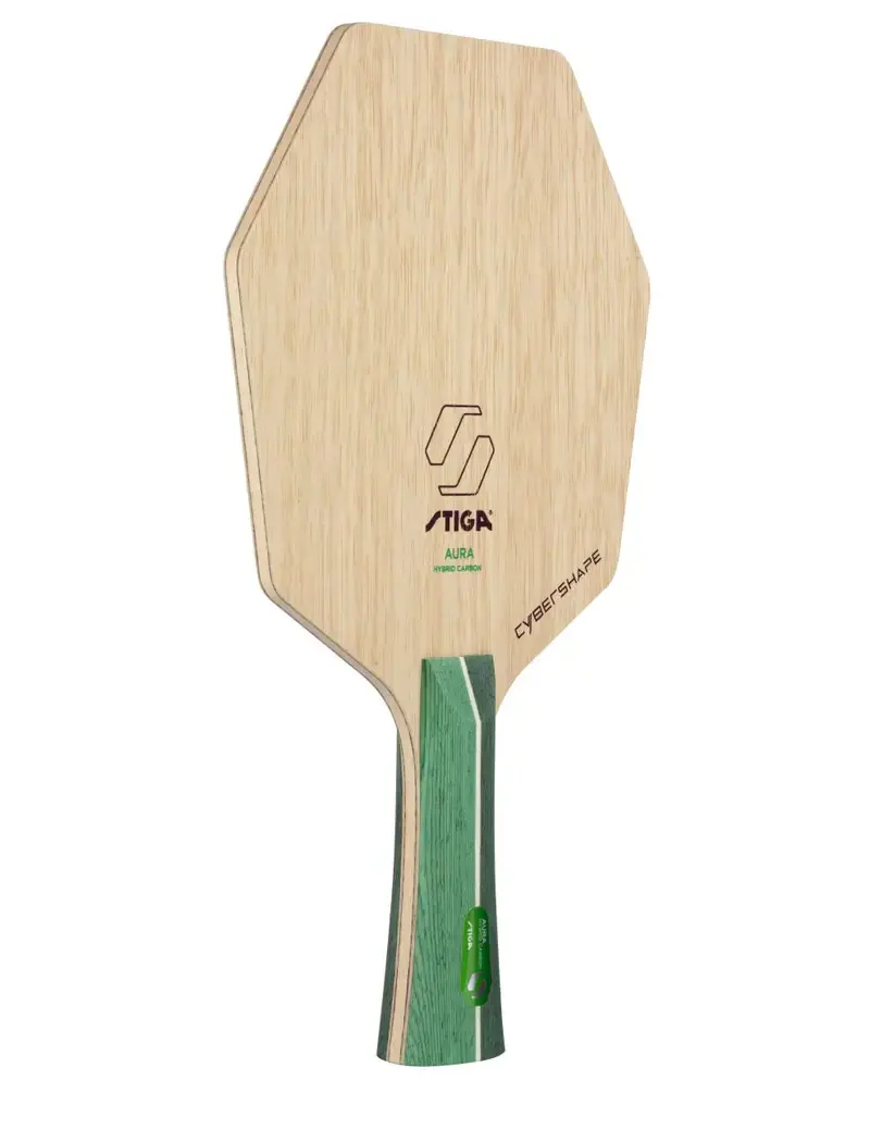 STIGA AURA Hybrid Carbon Table Tennis Blade - CCF Technology Pro Ping Pong Racket Base Plate for Speed & Control