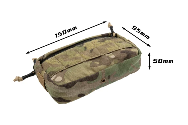 Airsoft EDC Pouch Tactical Multicam Molle Medical Pouch Combat Gear Multi-Purpose Transverse Storage Waist Bag