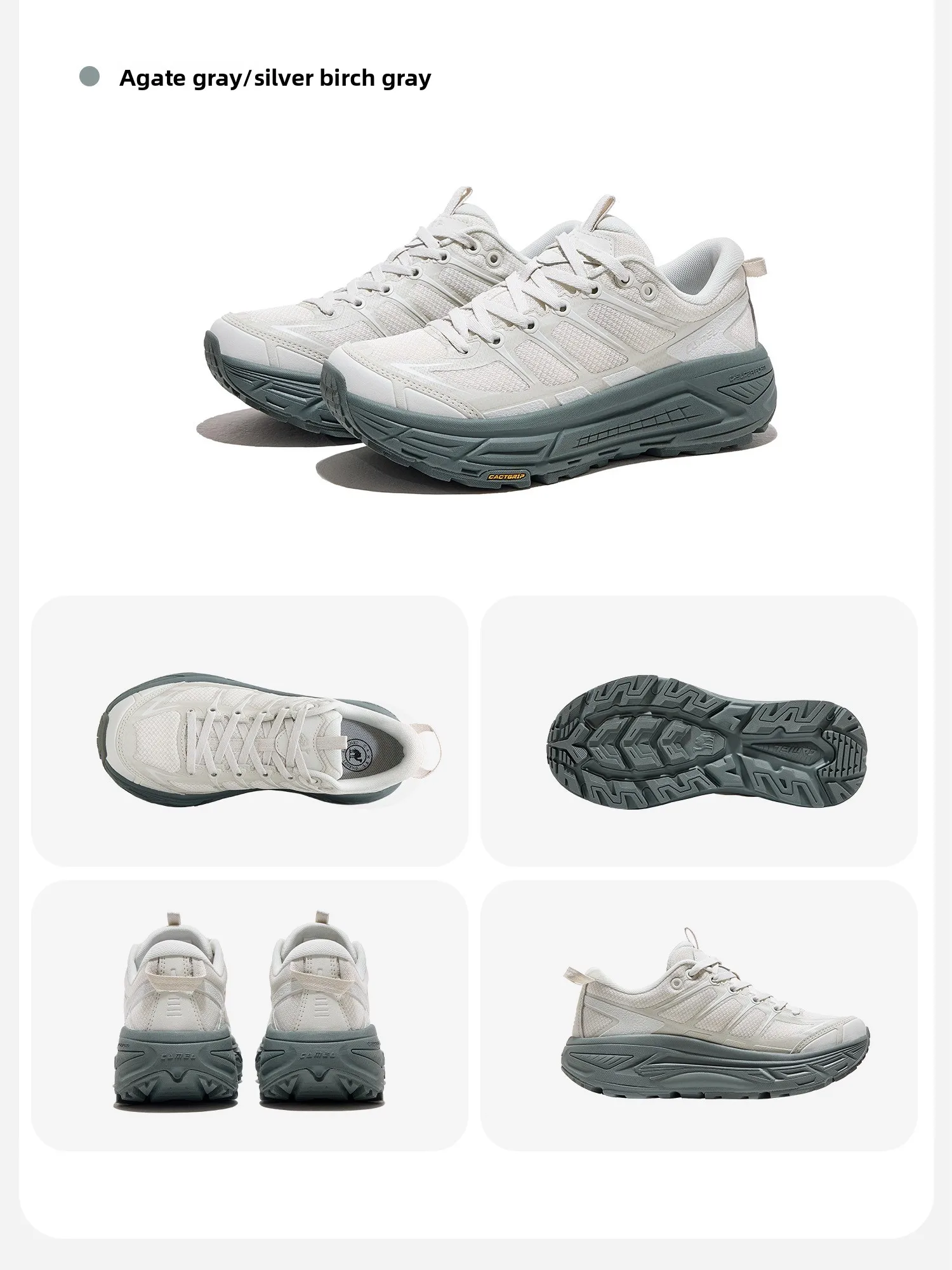 GOLDEN CAMEL Carbon Zero Sports Shoes Men's and Women's Lightweight Outdoor Casual Shoes Thick-soled Jogging Shoes for Men