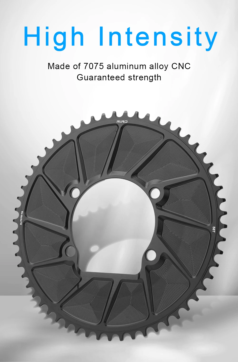 RIRO Road Bike Chainring for Shimano 105 R7000/8000/9100 110BCD bicycle chainring 46T 48T 50T 52T 54T 56T 58T Road Bicycle Crown