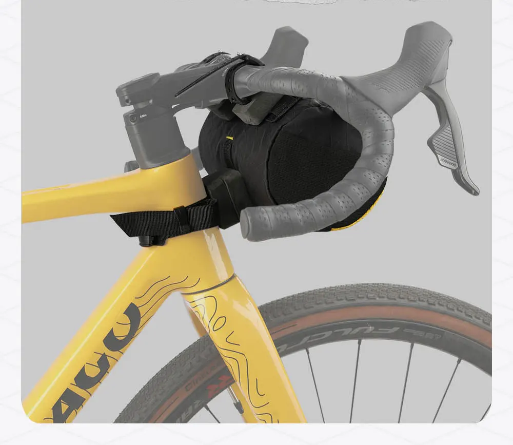 Rhinowalk Bike Handlebar Bag 2.8L Bicycle Front Bag  Wilderness Series EVA 3D Design Wear-Resistant Bike Bag with Straps