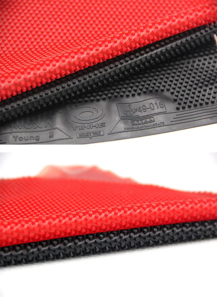 YINHE Young Fight II Long Pips Table Tennis Rubber OX Medium Pips Cured Non-cured Ping Pong Rubber Weird Anti-Loop ITTF Approved