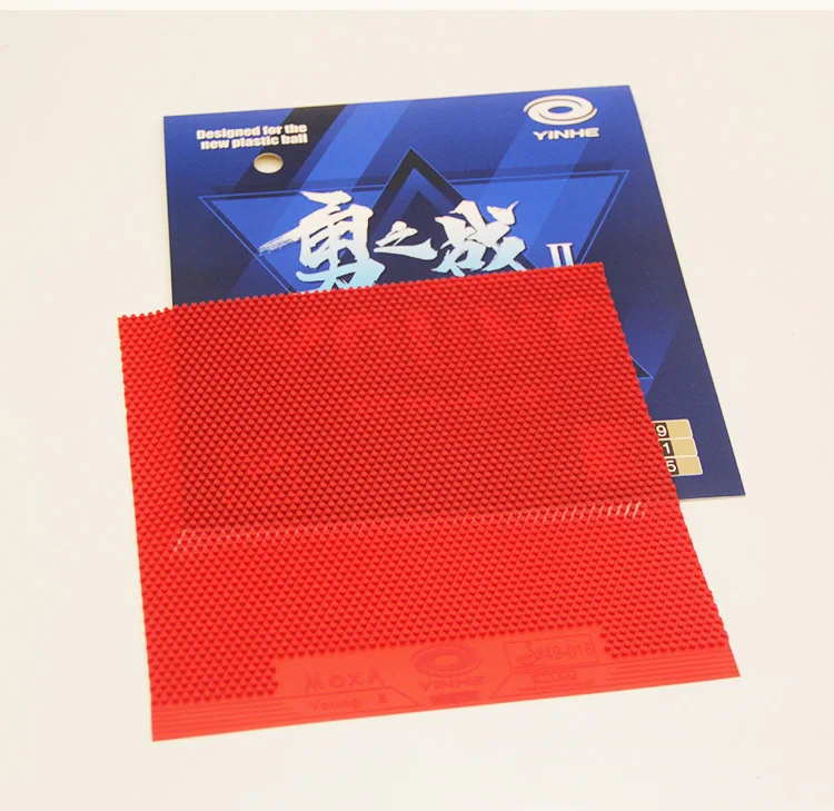 YINHE Young Fight II Long Pips Table Tennis Rubber OX Medium Pips Cured Non-cured Ping Pong Rubber Weird Anti-Loop ITTF Approved
