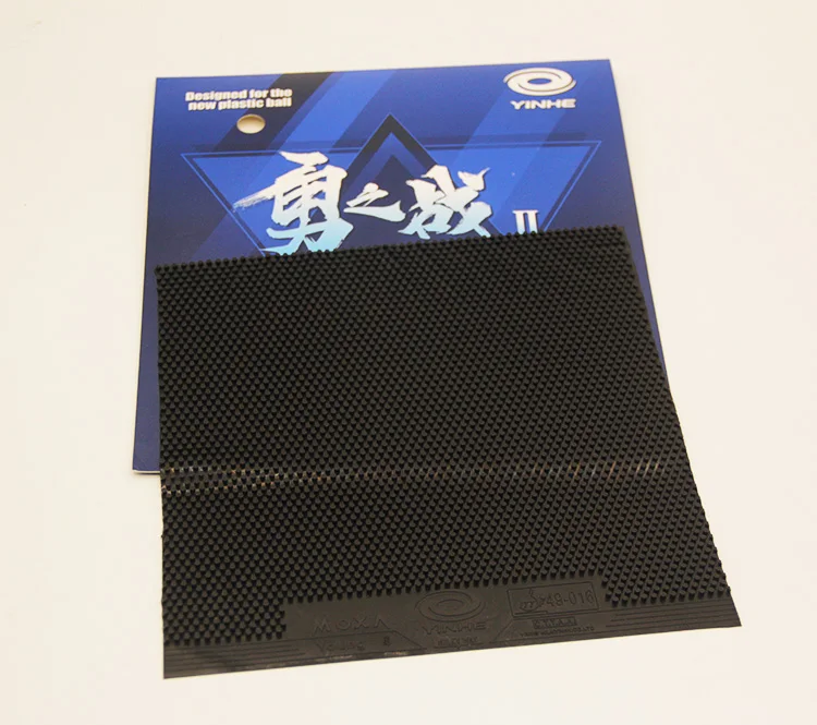 YINHE Young Fight II Long Pips Table Tennis Rubber OX Medium Pips Cured Non-cured Ping Pong Rubber Weird Anti-Loop ITTF Approved