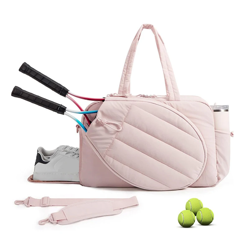 Tennis Badminton Rackets Bag Large Storage Outdoor Travel Sports Training Commuting Shoulder Bags Pickleball Paddle Handbag