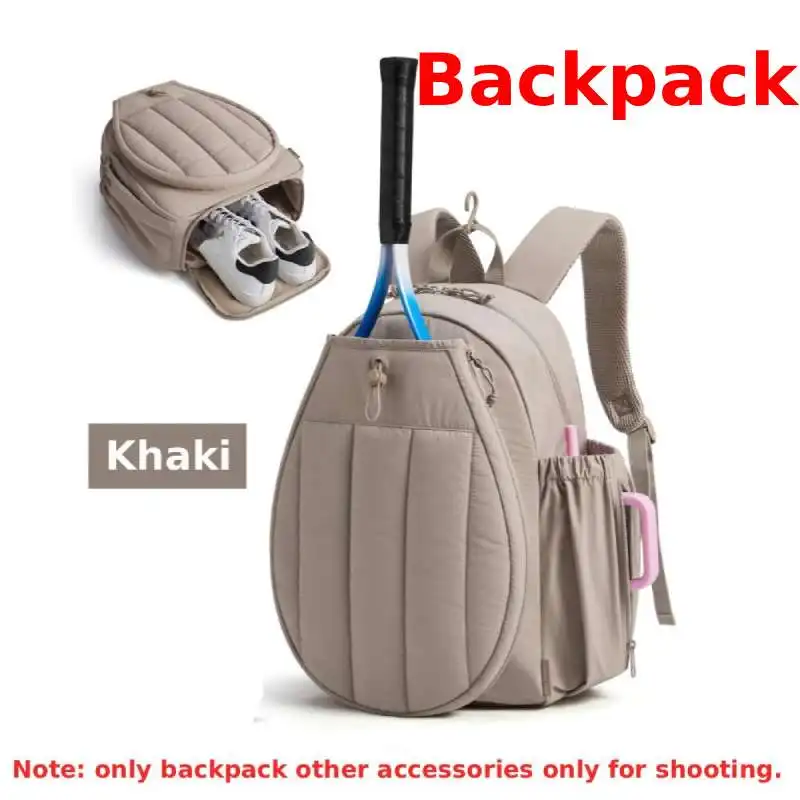 Tennis Badminton Rackets Bag Large Storage Outdoor Travel Sports Training Commuting Shoulder Bags Pickleball Paddle Handbag