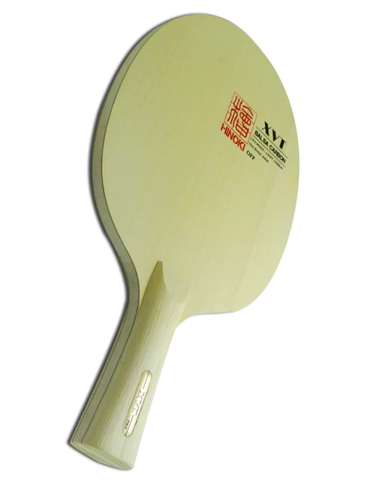 XVT Table Tennis Blade - Japanese Hinoki Face with Balsa Wood Core - 9.2mm Ultra-Light 73g - Powerful & Catapult-like Feel