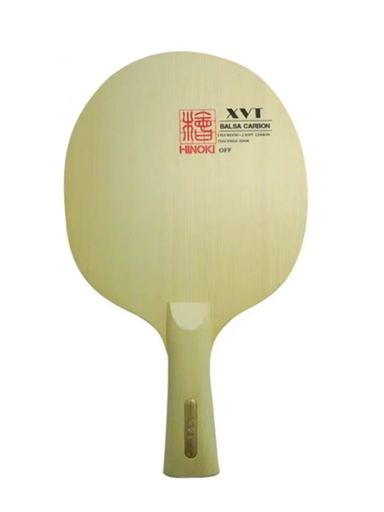 XVT Table Tennis Blade - Japanese Hinoki Face with Balsa Wood Core - 9.2mm Ultra-Light 73g - Powerful & Catapult-like Feel