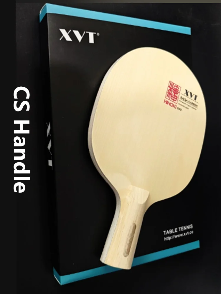 XVT Table Tennis Blade - Japanese Hinoki Face with Balsa Wood Core - 9.2mm Ultra-Light 73g - Powerful & Catapult-like Feel