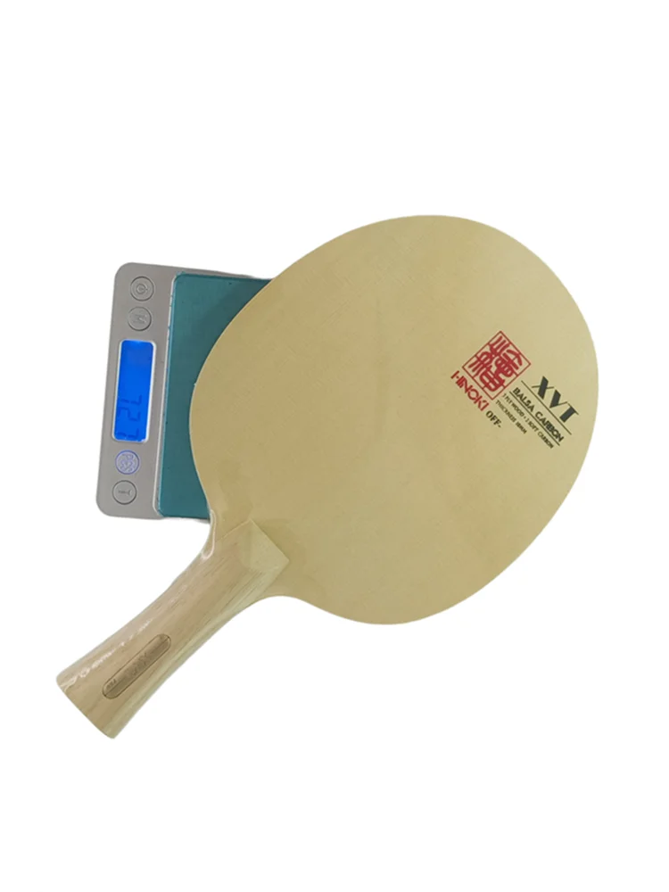 XVT Table Tennis Blade - Japanese Hinoki Face with Balsa Wood Core - 9.2mm Ultra-Light 73g - Powerful & Catapult-like Feel