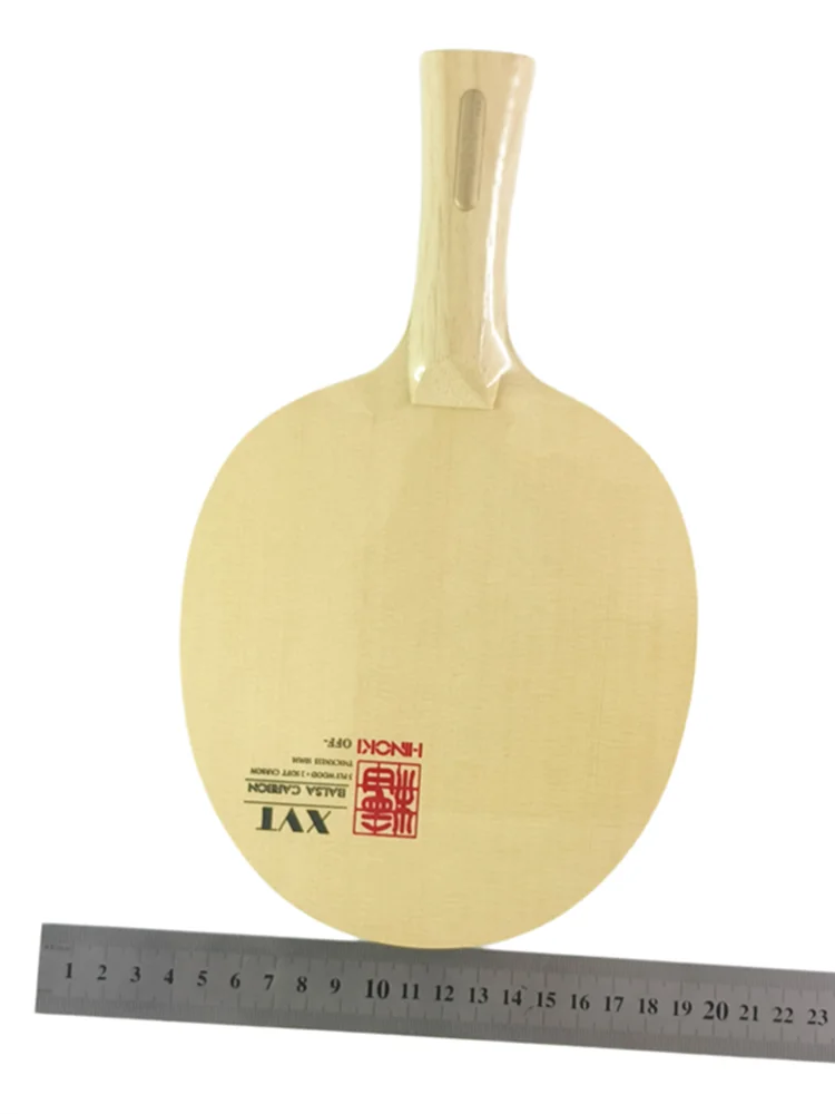 XVT Table Tennis Blade - Japanese Hinoki Face with Balsa Wood Core - 9.2mm Ultra-Light 73g - Powerful & Catapult-like Feel