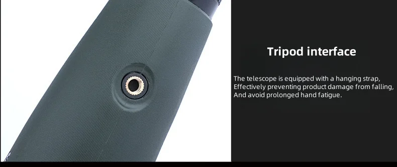 10-30x50 HD Zoom Monocular Telescope with Tripod & Phone Adapter - Powerful Long Range for Bird Watching, Hunting, Camping