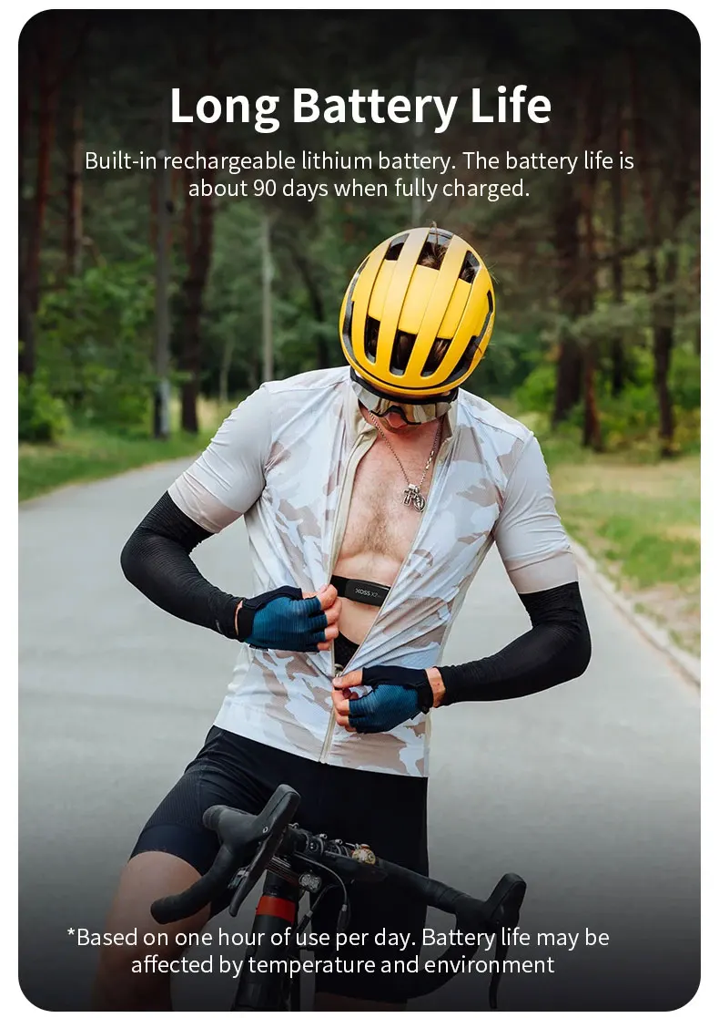 XOSS X2 Pro Heart Rate Monitor Sensor Rechargeable Battery Charger Stores Of Data For Swimming Sailboat Fitness Running Cycling