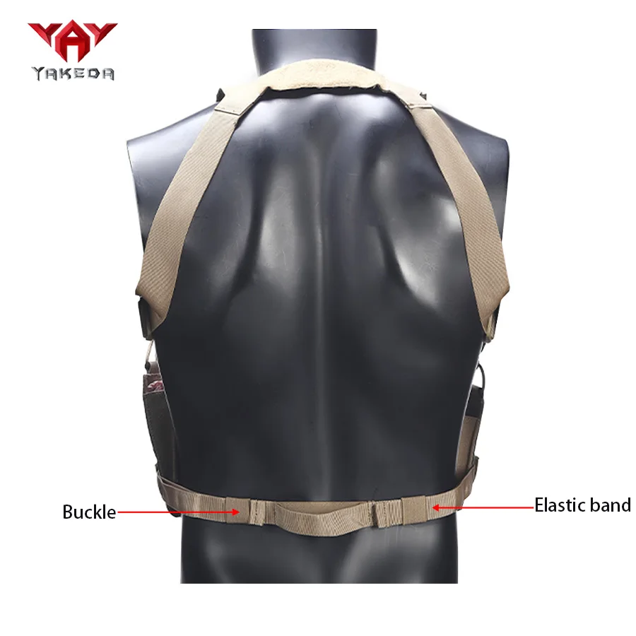 YAKEDA Outdoor Equipment Hunting Chest Hanging with Multiple Miscellaneous Bags, Strong Quantitative Design