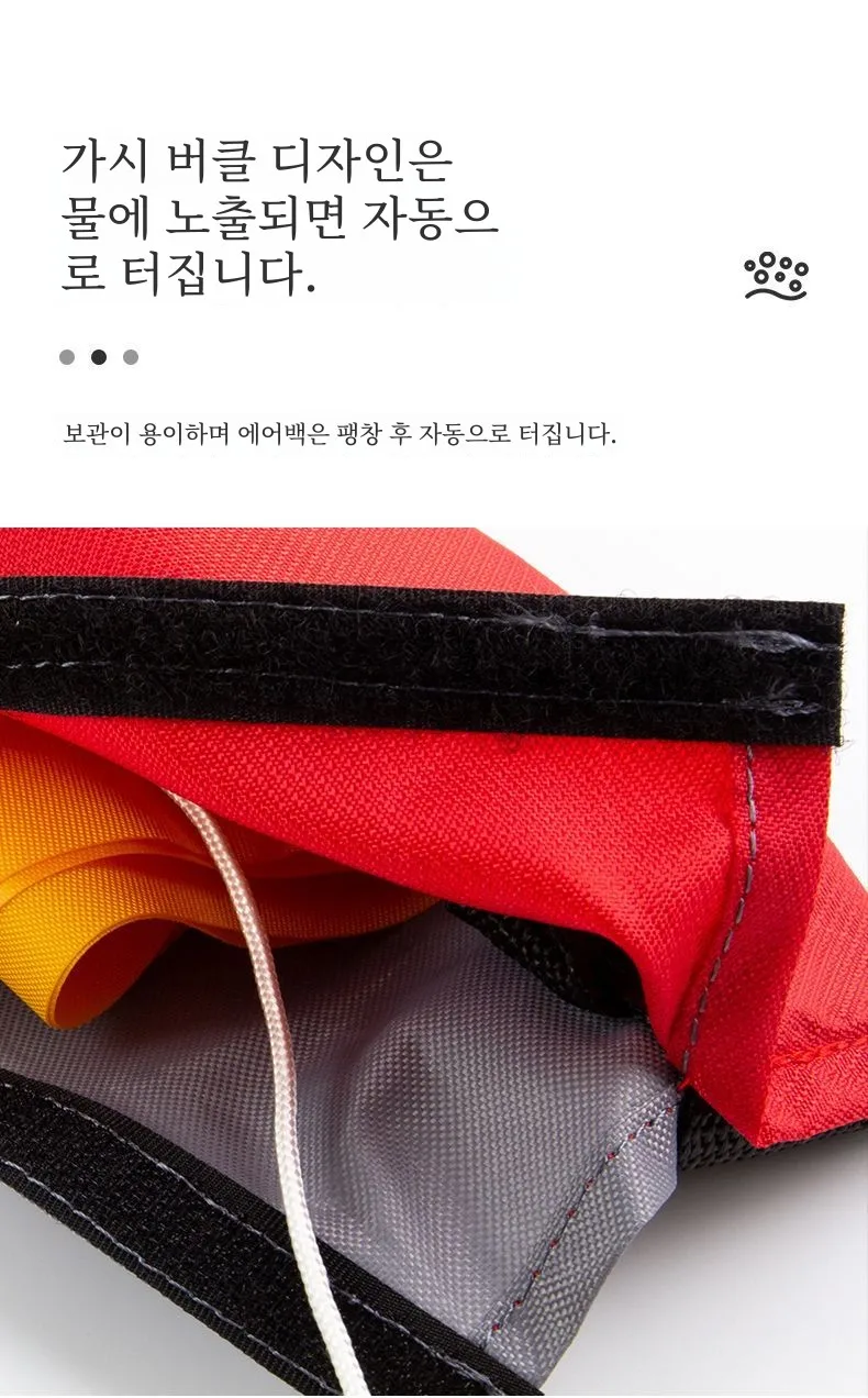 Automatic Inflatable Fishing Life-saving Vest without Gas Cylinder Large Buoyancy Fishing Life Jacket Adult Self-rescue