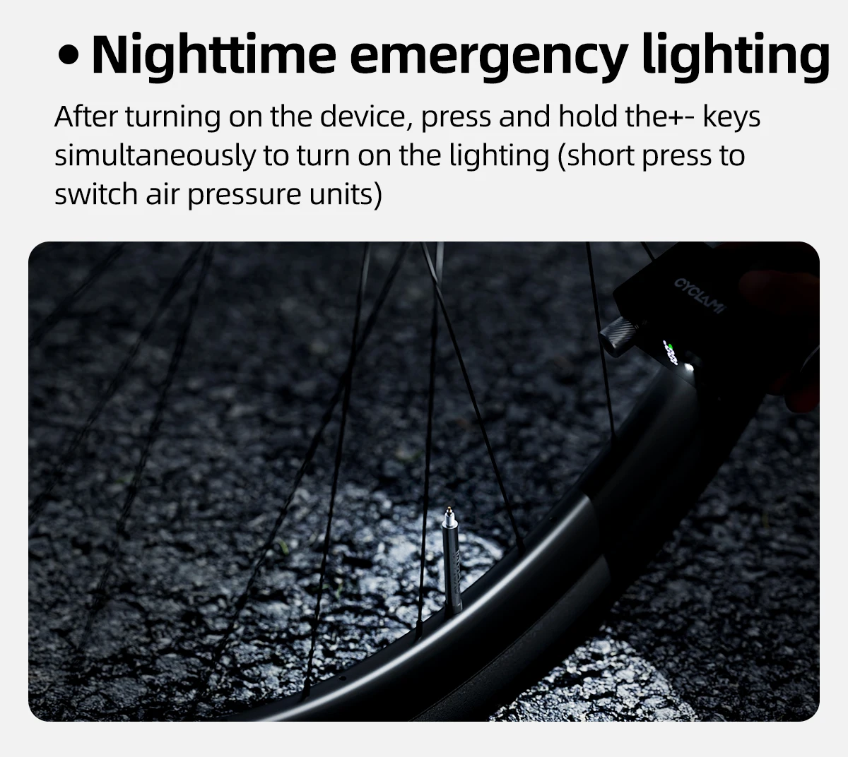 CYCLAMI AM6 Pro Mini Electric Automatic Air Pump Portable Digital Inflator MTB Road Bike Schrader Presta Tires 150PSI 800mAh