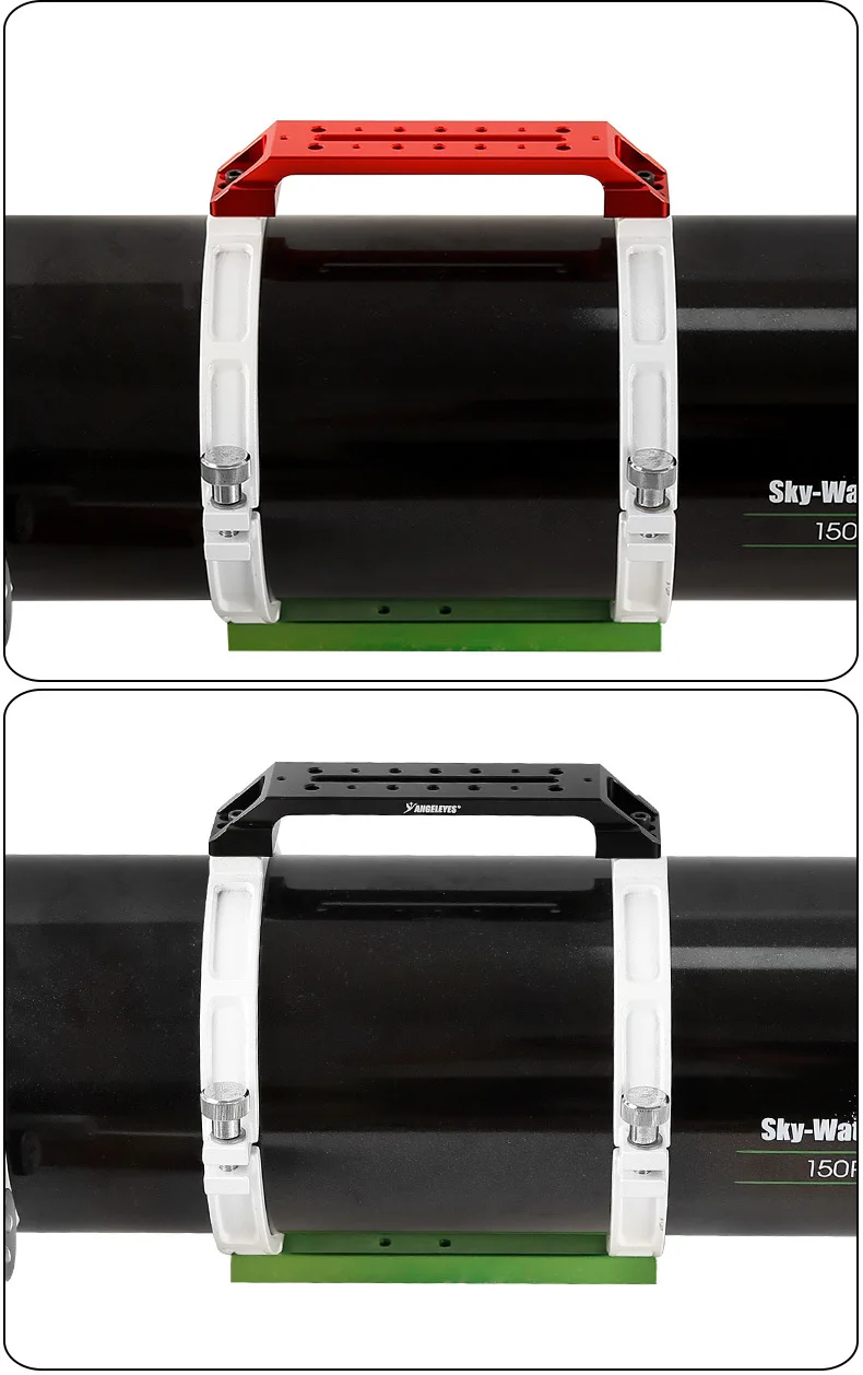Angeleye astronomical telescope black U-shaped narrow gauge handle Sky-watcher clamp connection handle rail accessories