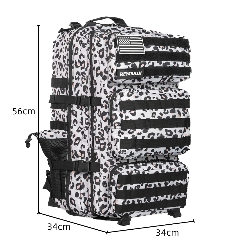 60L Tactical Backpack Assault Outdoor Backpack Travel Bag Molle Waterproof Climbing Rucksack Camping Hiking Hunting Mochila Bags
