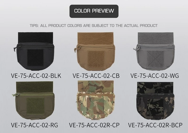 Hunting Vest Fanny Pack Belly Bag Plate Carriers Pocket FCPC V5 Chest Rig Drop Pouch Hook Loop Upgrade Accessories Sub Package
