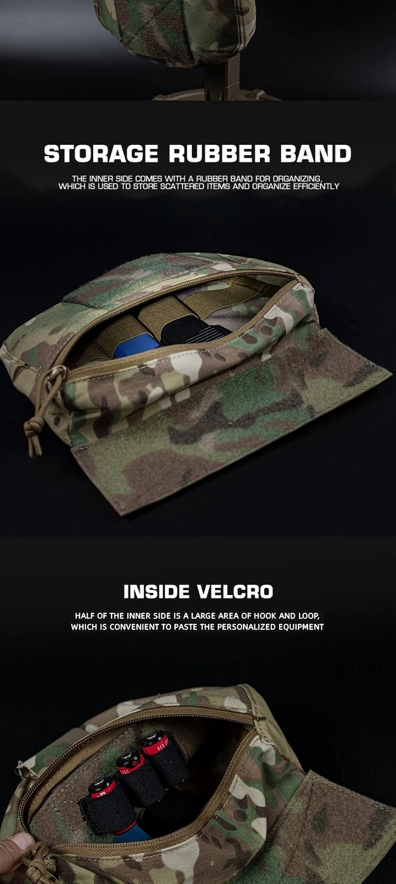 Hunting Vest Fanny Pack Belly Bag Plate Carriers Pocket FCPC V5 Chest Rig Drop Pouch Hook Loop Upgrade Accessories Sub Package