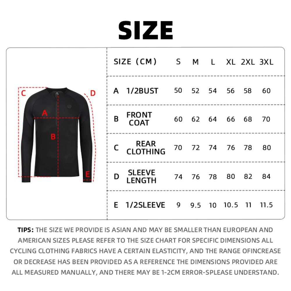 YKYWBIKE Men's Cycling Shirt Casual Road Bike Training Jersey Long Sleeve Partial Zipper Breathable MTB Shirt