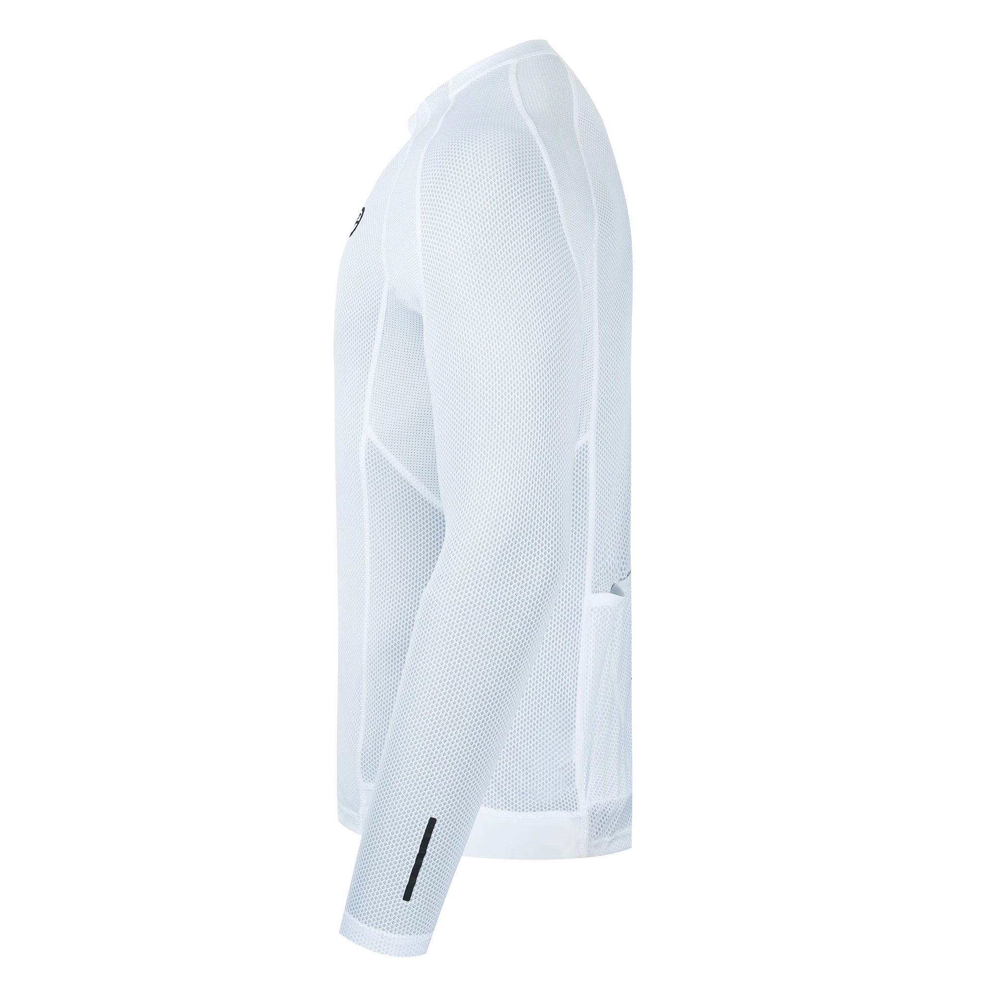 YKYWBIKE Men's Cycling Shirt Casual Road Bike Training Jersey Long Sleeve Partial Zipper Breathable MTB Shirt