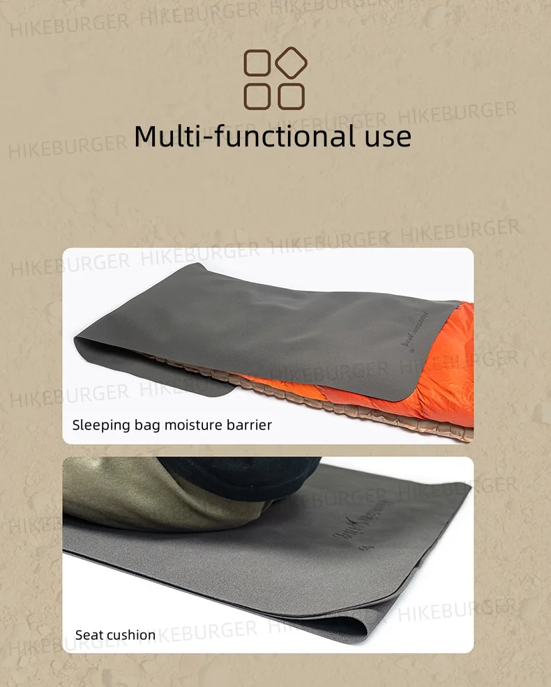 Mountain Spring Mat Outdoor Camping Moisture-proof Mat Portable Waterproof Picnic Tent Mat Foldable Mat Protective Pad