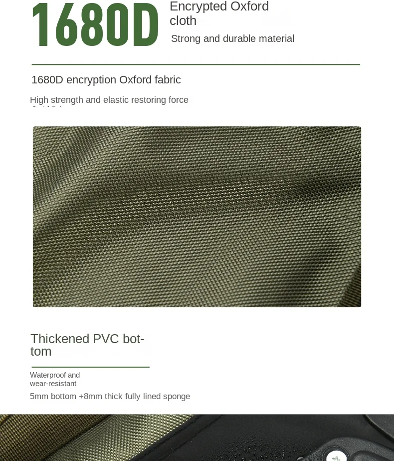 130L Outdoor Large-Capacity Trolley Backpack Thickened Storage Bag with Wheels Complete Set for Picnic and Camping Gear