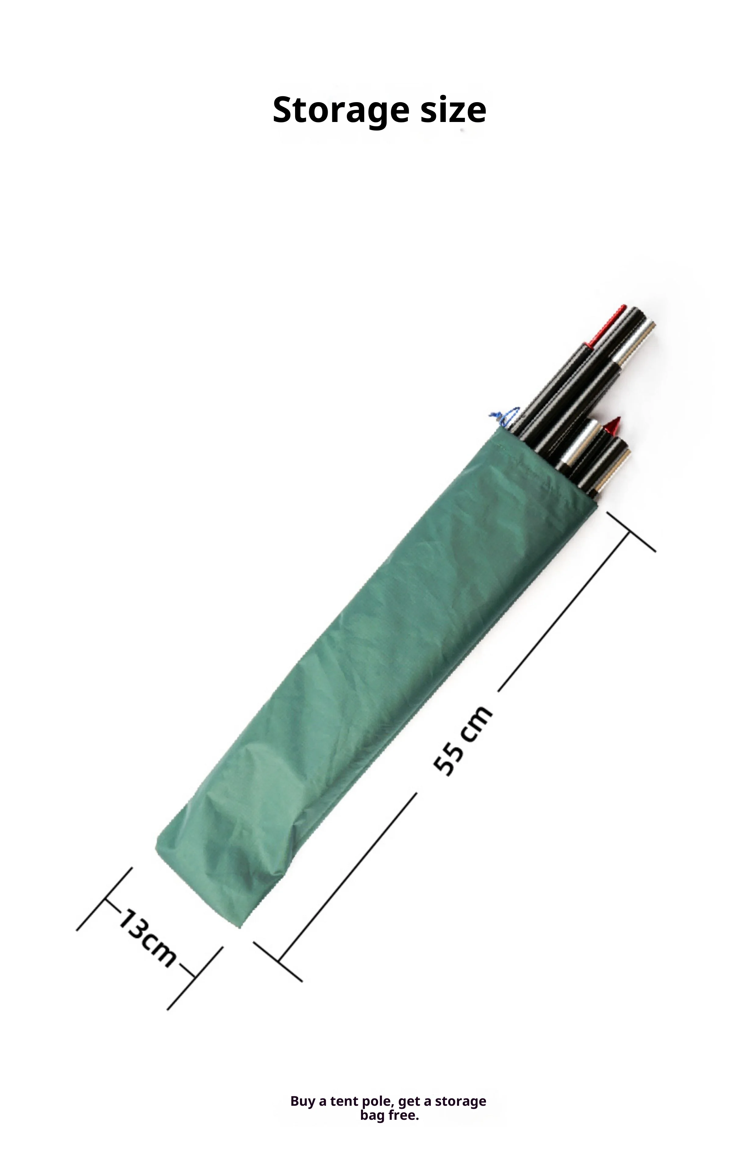 Telescopic Tent Poles Set of 2 Universal Adjustable Aluminium Camping Awning Poles Sun Sail Shelter Rods Tarp Tent Accessories