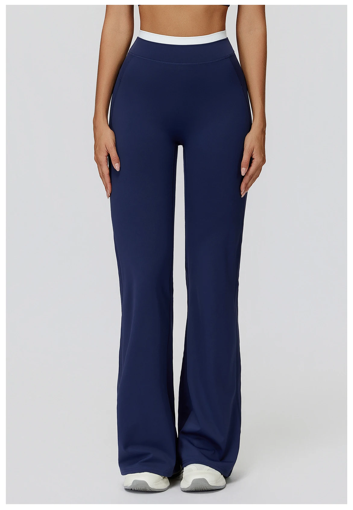 Gym Fitness Bell-Bottoms Yoga Pants Sports Flared Leggings Breathable Latin Dance Pants Female Casual Sports Pants Trousers