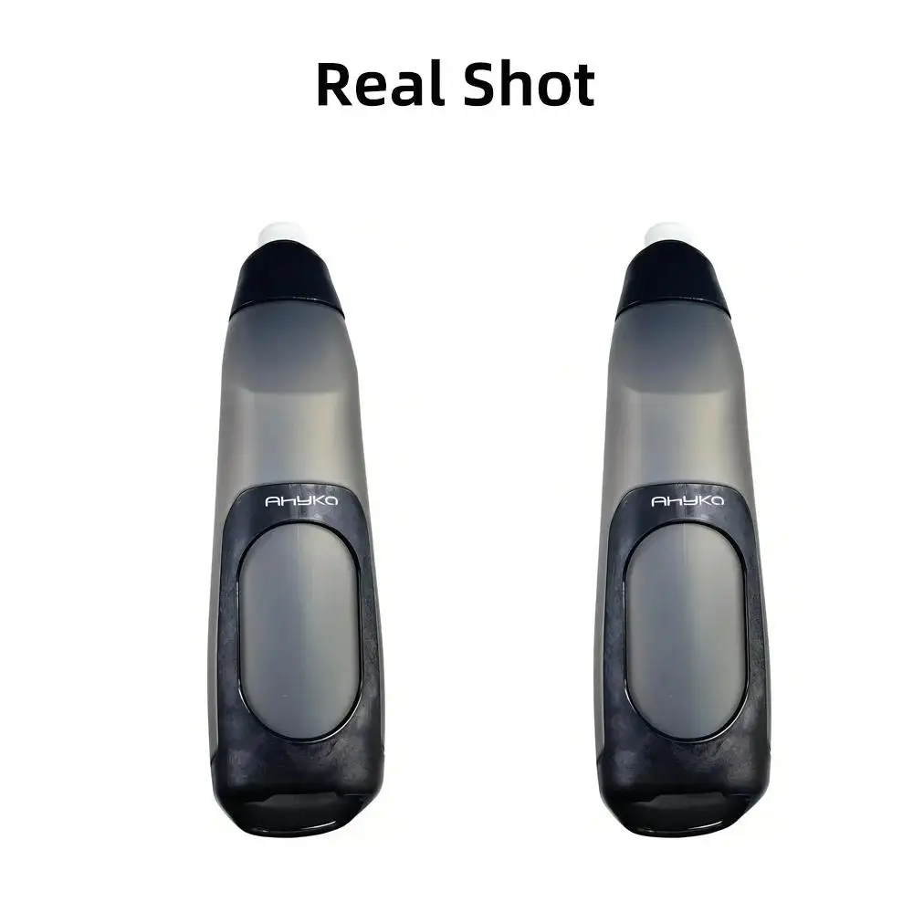 AhyKa Aerodynamic Water Bottle Set 600ml Big Capacity Food Grade PP5 Bottle With Ultralight Carbon Bottle Cage Bike Accessories