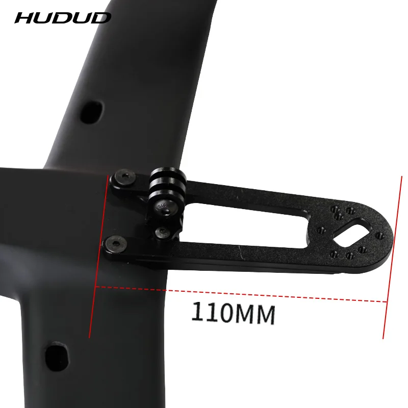 HUDUD Arc Road Bike Full Carbon Fiber Ultra-Light T800 Aerodynamic Internal Cable Routing Integrated Handlebar 360g