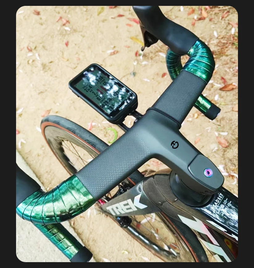 HUDUD Arc Road Bike Full Carbon Fiber Ultra-Light T800 Aerodynamic Internal Cable Routing Integrated Handlebar 360g
