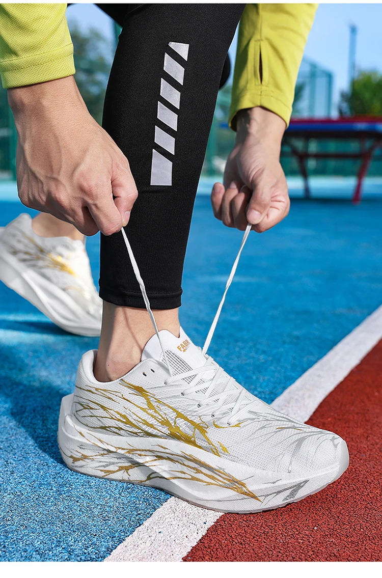 New Marathon Running Shoes Men Women Road Jogging Supercritical E-TPU Cushioning Sports Training Shoes Mesh Light Comfy Sneakers