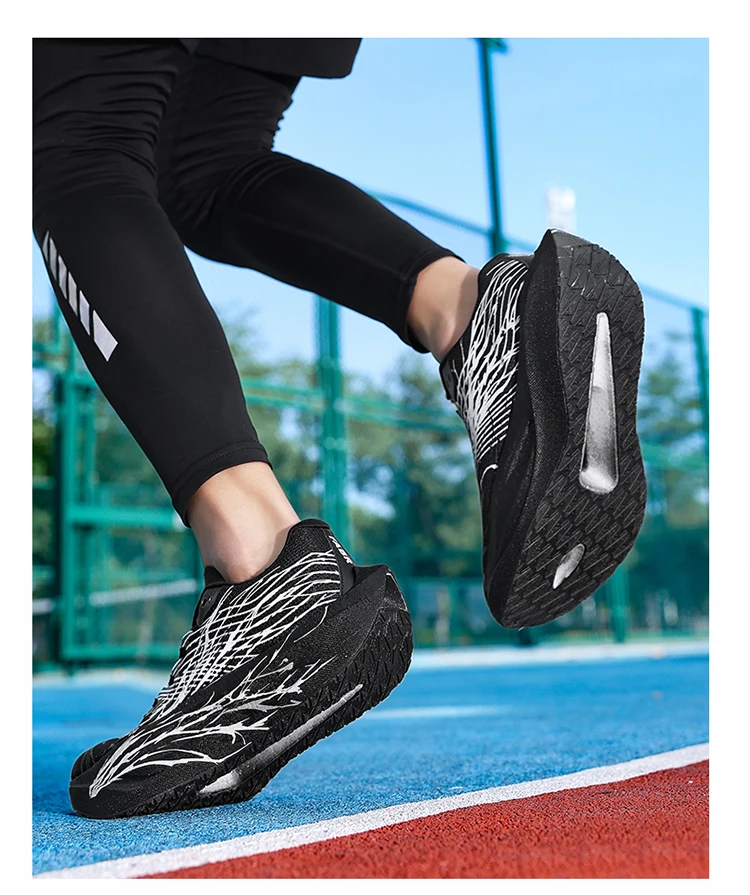 New Marathon Running Shoes Men Women Road Jogging Supercritical E-TPU Cushioning Sports Training Shoes Mesh Light Comfy Sneakers