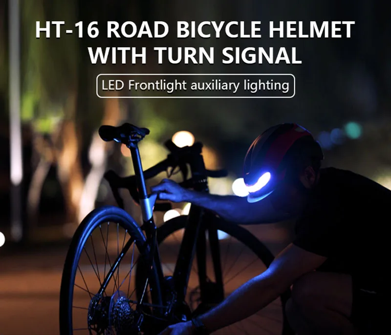 Eastinear Road Bicycle Helmet Led Lights With Magnetic Googles & Sun Visor Ride Racing Ultralight Adult Road Bike Helmet 400g