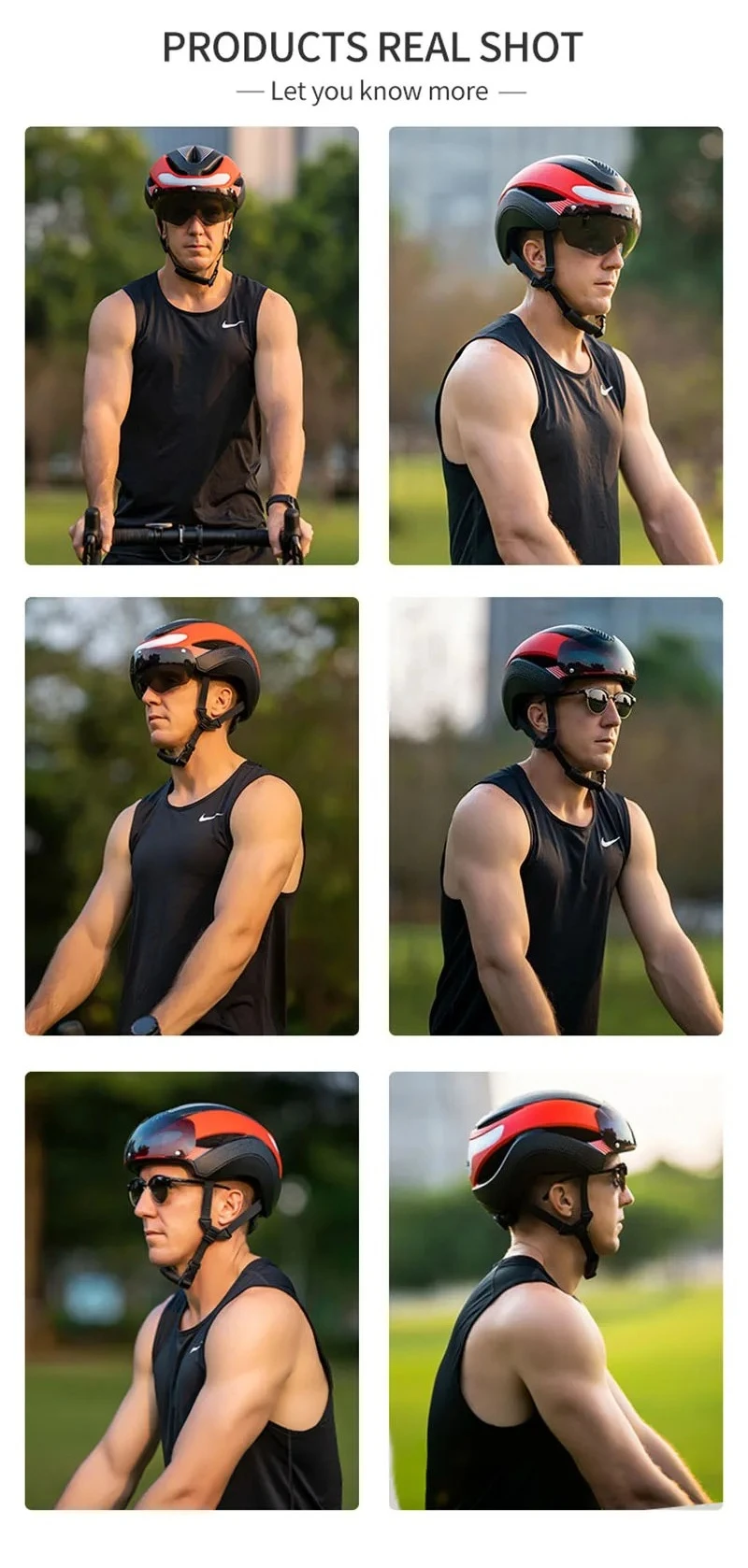 Eastinear Road Bicycle Helmet Led Lights With Magnetic Googles & Sun Visor Ride Racing Ultralight Adult Road Bike Helmet 400g