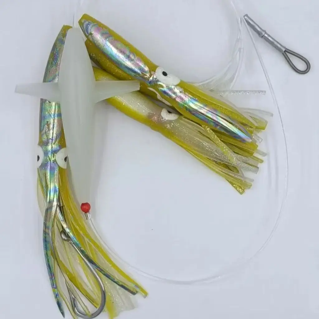 Fishing Daisy Chain Big Game Daisy Bird Bulb Squid Trolling Bird Tuna Lures Fishing Teasers For Marlin Sailfish Big Game Fish