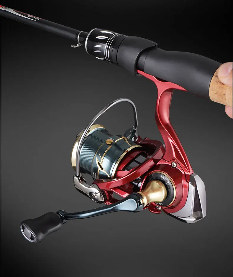 Mavllos SA Trout Spinning Reel 10KG Drag Speed Ratio 6.3:1 2500 3500 Size Smooth Shallow Spool Saltwater Bass Fishing Reel