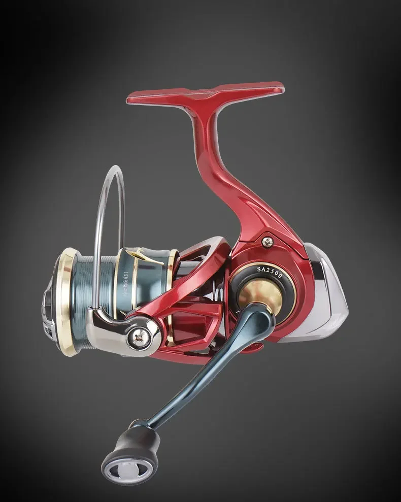 Mavllos SA Trout Spinning Reel 10KG Drag Speed Ratio 6.3:1 2500 3500 Size Smooth Shallow Spool Saltwater Bass Fishing Reel