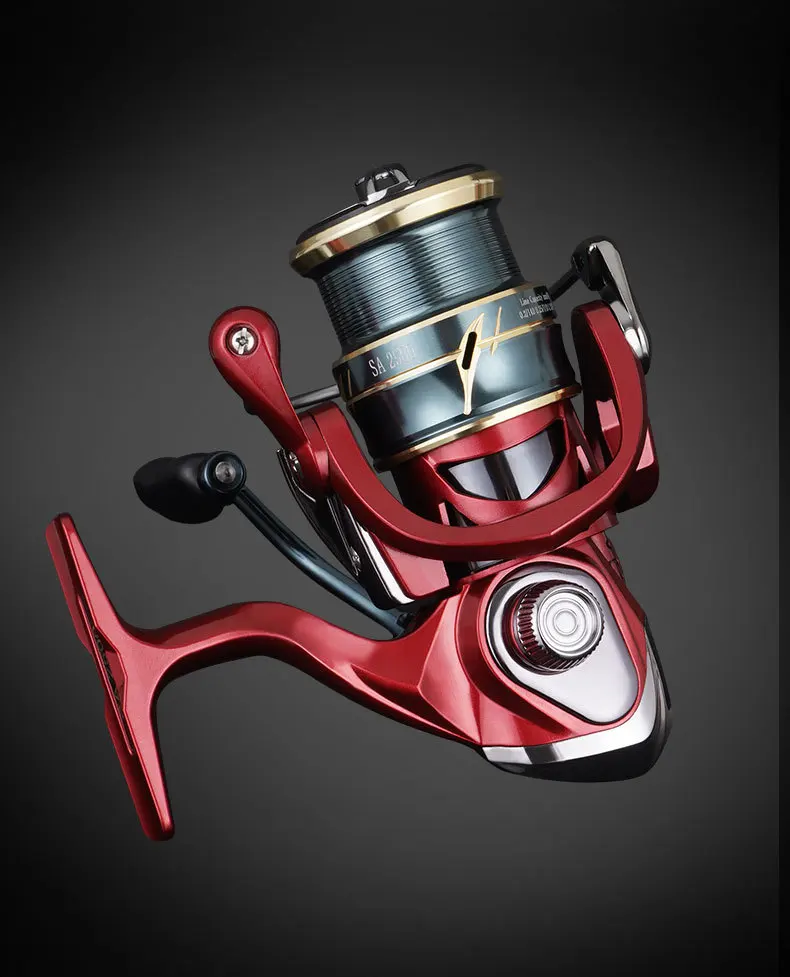 Mavllos SA Trout Spinning Reel 10KG Drag Speed Ratio 6.3:1 2500 3500 Size Smooth Shallow Spool Saltwater Bass Fishing Reel