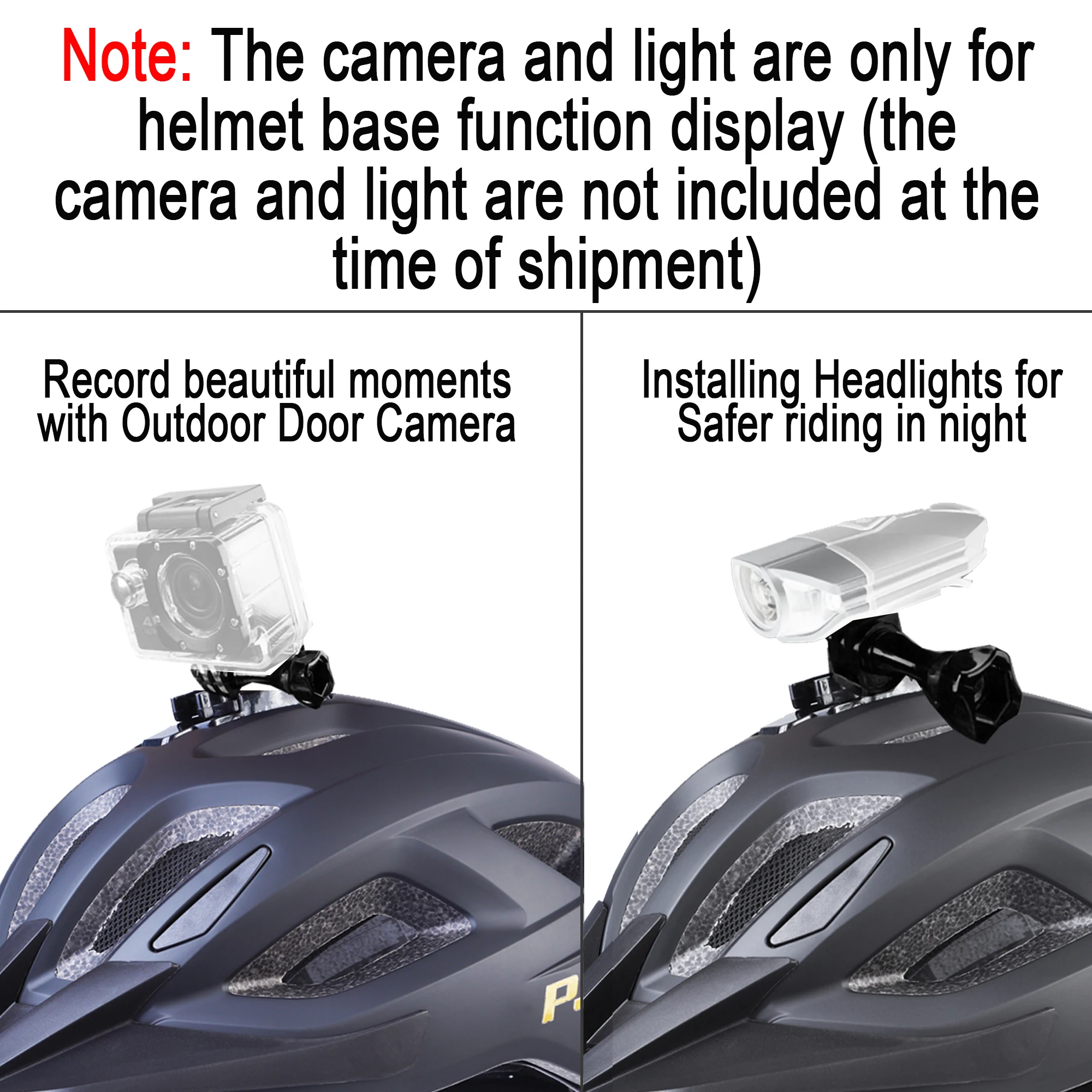 PJT Insect Screen Bicycle Helmet MTB Road Cycling Helmet Multifunctional Base Bracket For Sports Cameras/Headlights Bike Helmet