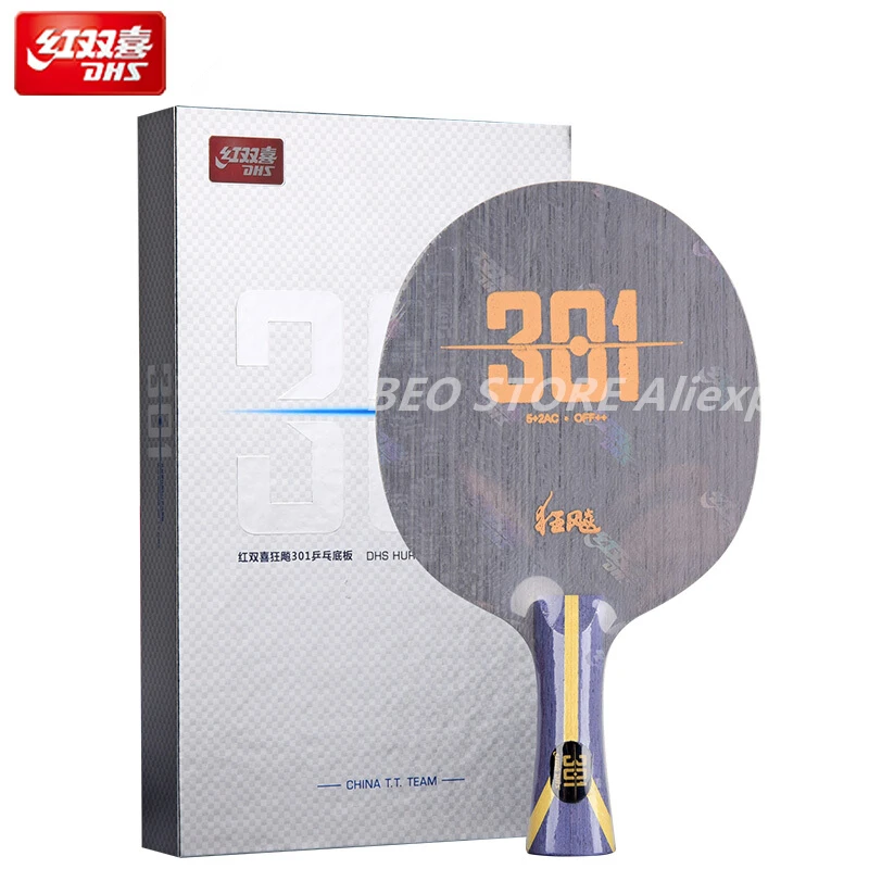 DHS Hurricane 301 (H301X) 301X Table Tennis Blade Core +0.5mm Arylate Carbon ALC Racket Ping Pong Bat Paddle