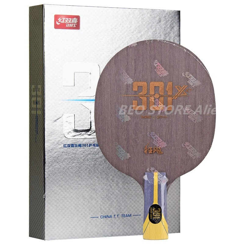 DHS Hurricane 301 (H301X) 301X Table Tennis Blade Core +0.5mm Arylate Carbon ALC Racket Ping Pong Bat Paddle