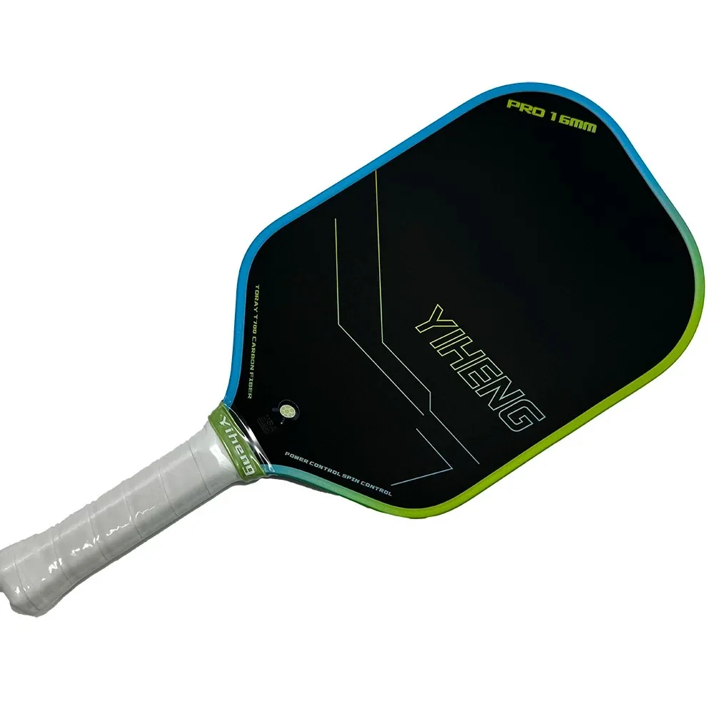 Yiheng Super Grit Surface GEN4 Upgrade TFP Core 16mm Thickness Toray T700 Raw Carbon Fiber Pickleball Paddle