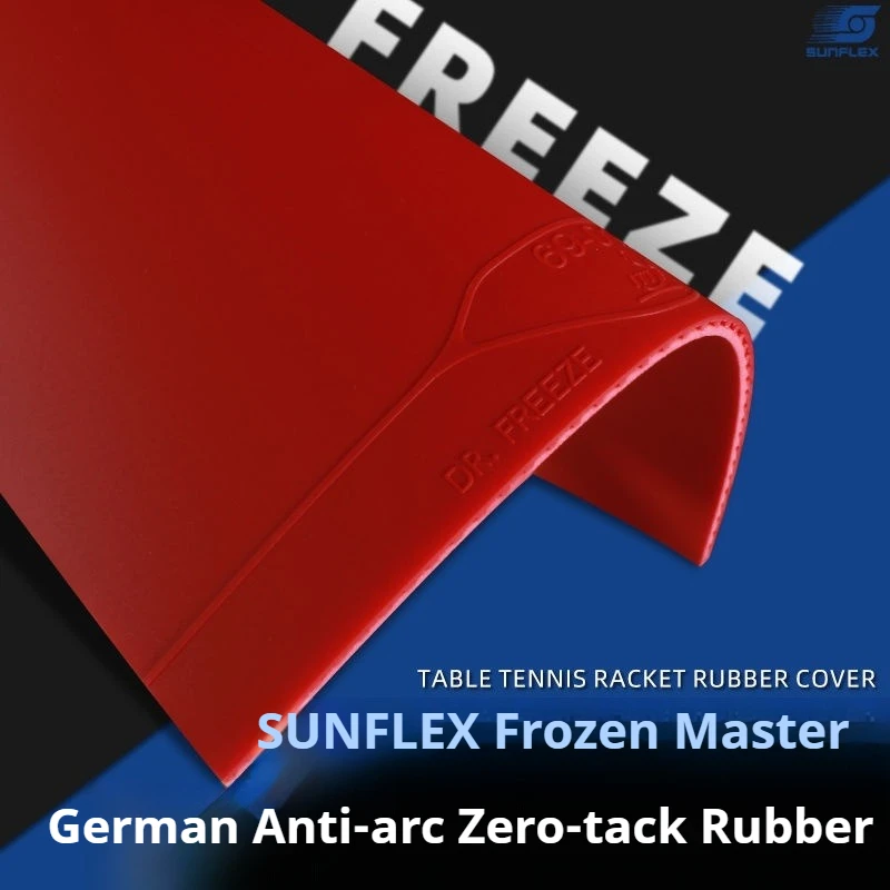 SUNFLEX DR.FREEZE Anti-arc Table Tennis Rubber Pimples in Non-sticky Germany Ping Pong Rubber with 1.25mm Sponge ITTF Approved