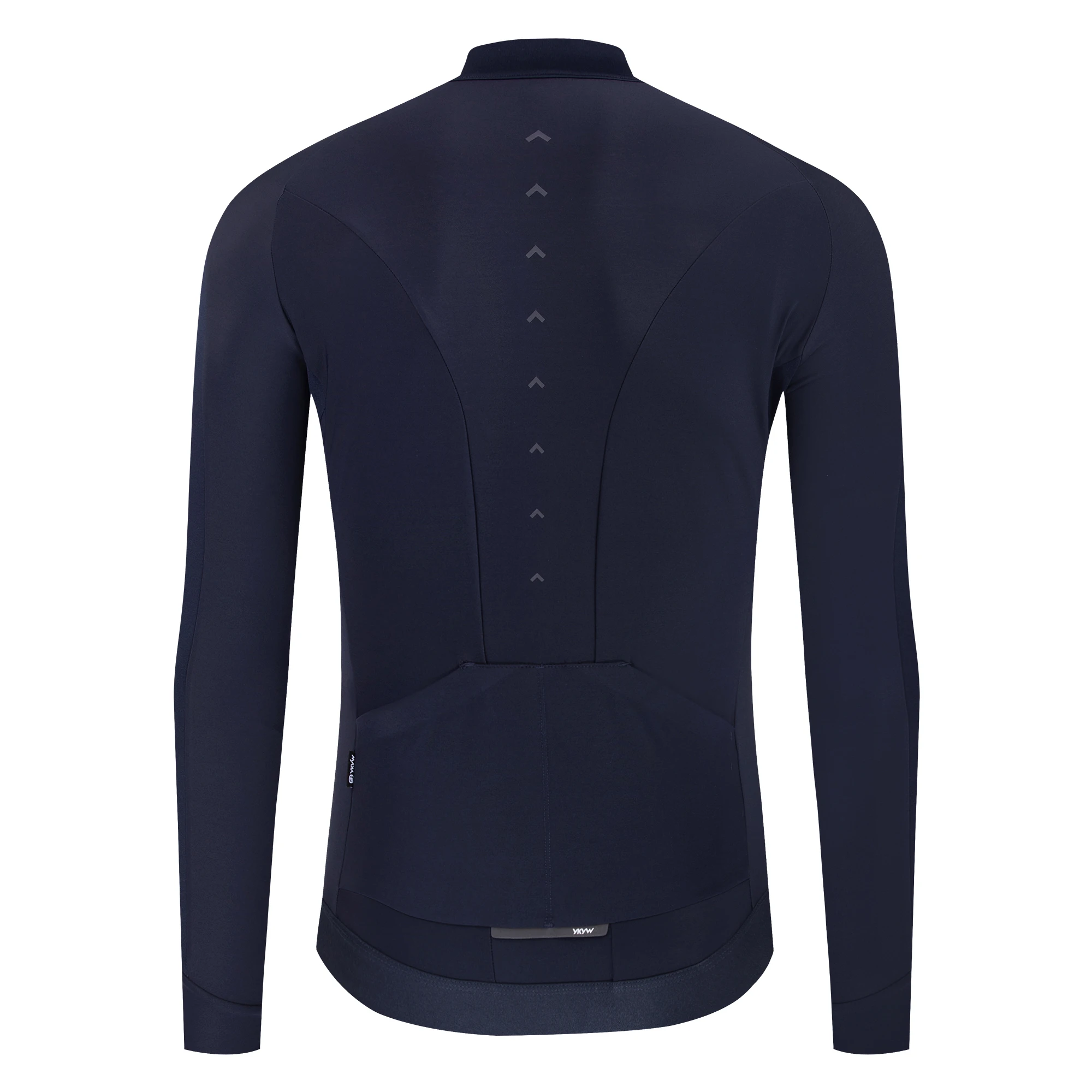 YKYWBIKE Men's Cycling Jacket Anti-Splash Bicycle Jersey Windproof Long Sleeved Fleece Lined Shirt Thermal Road Bike Clothing